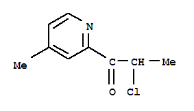 1-Propanone, 2-chloro-1-(4-methyl-2-pyridinyl)-(9ci)Structure,289469-59-6Structure 1-Propanone, 2-chloro-1-(4-methyl-2-pyridinyl)-(9ci) Structure,289469-59-6Structure