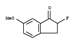 1H-inden-1-one, 2-fluoro-2,3-dihydro-6-methoxy- Structure,295779-78-1Structure