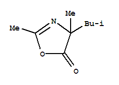 (8ci)-4-異丁基-2,4-二甲基-2-噁唑啉-5-酮結(jié)構(gòu)式_29679-03-6結(jié)構(gòu)式