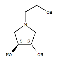 (3s,4s)-(9ci)-1-(2-羥基乙基)-3,4-吡咯烷二醇結(jié)構(gòu)式_298688-67-2結(jié)構(gòu)式