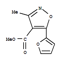 4-Isoxazolecarboxylicacid,5-(2-furyl)-3-methyl-,methylester(8ci)Structure,30059-10-0Structure 4-Isoxazolecarboxylicacid,5-(2-furyl)-3-methyl-,methylester(8ci) Structure,30059-10-0Structure