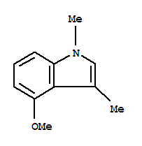 1H-indole,4-methoxy-1,3-dimethyl-(9ci)Structure,300679-77-0Structure 1H-indole,4-methoxy-1,3-dimethyl-(9ci) Structure,300679-77-0Structure