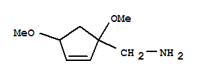 2-Cyclopentene-1-methanamine,1,4-dimethoxy-(9ci)Structure,300681-03-2Structure 2-Cyclopentene-1-methanamine,1,4-dimethoxy-(9ci) Structure,300681-03-2Structure