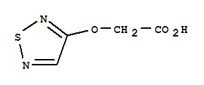 Acetic acid, (1,2,5-thiadiazol-3-yloxy)-(9ci)Structure,301187-63-3Structure Acetic acid, (1,2,5-thiadiazol-3-yloxy)-(9ci) Structure,301187-63-3Structure
