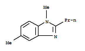 1H-benzimidazole,1,5-dimethyl-2-propyl-(9ci)Structure,303747-38-8Structure 1H-benzimidazole,1,5-dimethyl-2-propyl-(9ci) Structure,303747-38-8Structure