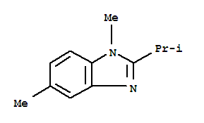 1H-benzimidazole,1,5-dimethyl-2-(1-methylethyl)-(9ci)Structure,303747-39-9Structure 1H-benzimidazole,1,5-dimethyl-2-(1-methylethyl)-(9ci) Structure,303747-39-9Structure