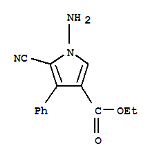 1-Amino-3-carbethoxy-4-phenyl -5-cyanopyrroleStructure,310431-14-2Structure 1-Amino-3-carbethoxy-4-phenyl -5-cyanopyrrole Structure,310431-14-2Structure