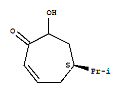 2-Cyclohepten-1-one,7-hydroxy-5-(1-methylethyl )-,(5s)-(9ci)Structure,310905-94-3Structure 2-Cyclohepten-1-one,7-hydroxy-5-(1-methylethyl )-,(5s)-(9ci) Structure,310905-94-3Structure