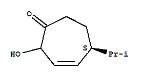 3-Cyclohepten-1-one,2-hydroxy-5-(1-methylethyl )-,(5s)-(9ci)Structure,310905-97-6Structure 3-Cyclohepten-1-one,2-hydroxy-5-(1-methylethyl )-,(5s)-(9ci) Structure,310905-97-6Structure