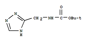 2-Methyl-2-propanyl (1h-1,2,4-triazol-5-ylmethyl)carbamateStructure,311349-66-3Structure 2-Methyl-2-propanyl (1h-1,2,4-triazol-5-ylmethyl)carbamate Structure,311349-66-3Structure