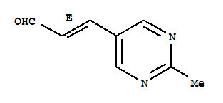 2-Propenal ,3-(2-methyl -5-pyrimidinyl )-,(2e)- (9ci)Structure,312262-93-4Structure 2-Propenal ,3-(2-methyl -5-pyrimidinyl )-,(2e)- (9ci) Structure,312262-93-4Structure