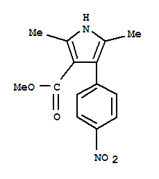 1H-pyrrole-3-carboxylicacid,2,5-dimethyl -4-(4-nitrophenyl )-,methylester(9ci)Structure,312268-91-0Structure 1H-pyrrole-3-carboxylicacid,2,5-dimethyl -4-(4-nitrophenyl )-,methylester(9ci) Structure,312268-91-0Structure