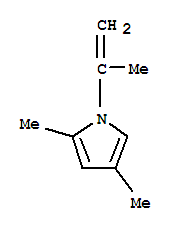 1H-pyrrole,2,4-dimethyl-1-(1-methylethenyl)-(9ci)Structure,312322-65-9Structure 1H-pyrrole,2,4-dimethyl-1-(1-methylethenyl)-(9ci) Structure,312322-65-9Structure