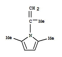 1H-pyrrole,2,5-dimethyl-1-(1-methylethenyl)-(9ci)Structure,312322-66-0Structure 1H-pyrrole,2,5-dimethyl-1-(1-methylethenyl)-(9ci) Structure,312322-66-0Structure