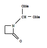 2-Azetidinone,1-(dimethoxymethyl)-(9ci)Structure,312909-09-4Structure 2-Azetidinone,1-(dimethoxymethyl)-(9ci) Structure,312909-09-4Structure