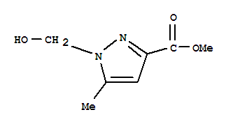 1H-pyrazole-3-carboxylicacid,1-(hydroxymethyl)-5-methyl-,methylester(9ci)Structure,313220-68-7Structure 1H-pyrazole-3-carboxylicacid,1-(hydroxymethyl)-5-methyl-,methylester(9ci) Structure,313220-68-7Structure