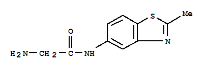 Acetamide, 2-amino-n-(2-methyl-5-benzothiazolyl)-(9ci)Structure,313502-87-3Structure Acetamide, 2-amino-n-(2-methyl-5-benzothiazolyl)-(9ci) Structure,313502-87-3Structure