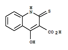 (8ci)-1,2-二氫-4-羥基-2-硫氧代-3-喹啉羧酸結(jié)構(gòu)式_31507-72-9結(jié)構(gòu)式