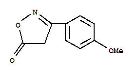 5(4H)-isoxazolone, 3-(4-methoxyphenyl)-Structure,31709-47-4Structure 5(4H)-isoxazolone, 3-(4-methoxyphenyl)- Structure,31709-47-4Structure