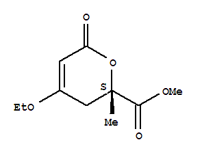 Methyl (2s)-4-ethoxy-2-methyl-6-oxo-3,6-dihydro-2h-pyran-2-carboxylateStructure,320603-99-4Structure Methyl (2s)-4-ethoxy-2-methyl-6-oxo-3,6-dihydro-2h-pyran-2-carboxylate Structure,320603-99-4Structure
