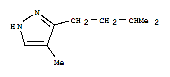 1H-pyrazole,4-methyl-3-(3-methylbutyl)-Structure,321864-89-5Structure 1H-pyrazole,4-methyl-3-(3-methylbutyl)- Structure,321864-89-5Structure