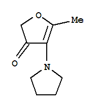 5-Methyl-4-(1-pyrrolidinyl)-3(2h)-furanoneStructure,329769-49-5Structure 5-Methyl-4-(1-pyrrolidinyl)-3(2h)-furanone Structure,329769-49-5Structure