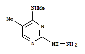 2(1H)-pyrimidinone,5-methyl-4-(methylamino)-,hydrazone(9ci)Structure,329783-11-1Structure 2(1H)-pyrimidinone,5-methyl-4-(methylamino)-,hydrazone(9ci) Structure,329783-11-1Structure