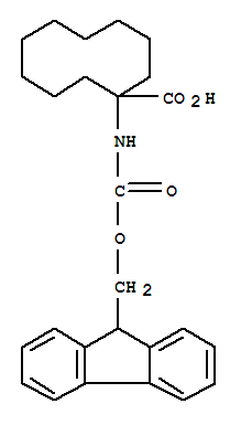 Fmoc-1-氨基-1-環(huán)癸烷羧酸結(jié)構(gòu)式_329790-80-9結(jié)構(gòu)式