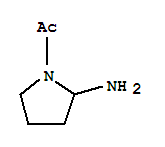 2-Pyrrolidinamine,1-acetyl-(9ci)Structure,330842-79-0Structure 2-Pyrrolidinamine,1-acetyl-(9ci) Structure,330842-79-0Structure