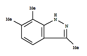 1H-indazole, 3,6,7-trimethyl- Structure,33101-40-5Structure