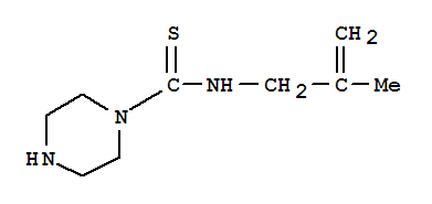 1-Piperazinecarbothioamide,n-(2-methyl-2-propenyl)-(9ci)Structure,331235-95-1Structure 1-Piperazinecarbothioamide,n-(2-methyl-2-propenyl)-(9ci) Structure,331235-95-1Structure