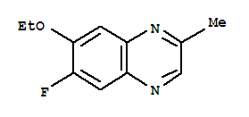 (9Ci)-7-乙氧基-6-氟-2-甲基-喹噁啉結(jié)構(gòu)式_333452-36-1結(jié)構(gòu)式