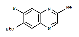 (9Ci)-6-乙氧基-7-氟-2-甲基-喹噁啉結(jié)構(gòu)式_333452-38-3結(jié)構(gòu)式
