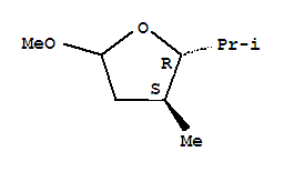 (2r,3s)-rel-(9ci)-四氫-5-甲氧基-3-甲基-2-(1-甲基乙基)-呋喃結(jié)構(gòu)式_333722-20-6結(jié)構(gòu)式