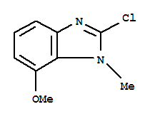 1H-benzimidazole,2-chloro-7-methoxy-1-methyl-(9ci)Structure,33604-88-5Structure 1H-benzimidazole,2-chloro-7-methoxy-1-methyl-(9ci) Structure,33604-88-5Structure