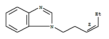 1H-benzimidazole,1-(3z)-3-hexenyl-(9ci)Structure,336106-20-8Structure 1H-benzimidazole,1-(3z)-3-hexenyl-(9ci) Structure,336106-20-8Structure