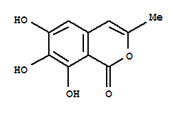 1H-2-benzopyran-1-one,6,7,8-trihydroxy-3-methyl-(9ci)Structure,33624-51-0Structure 1H-2-benzopyran-1-one,6,7,8-trihydroxy-3-methyl-(9ci) Structure,33624-51-0Structure