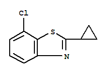 7-Chloro-2-cyclopropyl-1,3-benzothiazoleStructure,337913-52-7Structure 7-Chloro-2-cyclopropyl-1,3-benzothiazole Structure,337913-52-7Structure