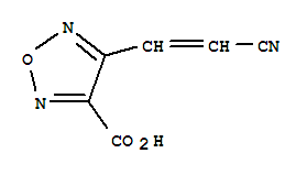 (9Ci)-4-(2-氰基乙烯)-1,2,5-噁二唑-3-羧酸結(jié)構(gòu)式_339547-19-2結(jié)構(gòu)式