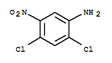 2,4-二氯-5-硝基苯胺結(jié)構(gòu)式_34033-44-8結(jié)構(gòu)式
