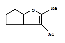(9CI)-1-(3A,5,6,6A-四氫-2-甲基-4H-環(huán)戊并[B]呋喃-3-基)-乙酮結(jié)構(gòu)式_343868-50-8結(jié)構(gòu)式