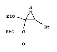 2-Aziridinecarboxylicacid,2-ethoxy-3-ethyl-,ethylester(9ci)Structure,344298-48-2Structure 2-Aziridinecarboxylicacid,2-ethoxy-3-ethyl-,ethylester(9ci) Structure,344298-48-2Structure