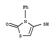 2(3H)-thiazolone,4-mercapto-3-phenyl-Structure,344304-23-0Structure 2(3H)-thiazolone,4-mercapto-3-phenyl- Structure,344304-23-0Structure