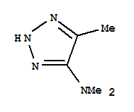 2H-1,2,3-triazol-4-amine,n,n,5-trimethyl-(9ci)Structure,344324-14-7Structure 2H-1,2,3-triazol-4-amine,n,n,5-trimethyl-(9ci) Structure,344324-14-7Structure