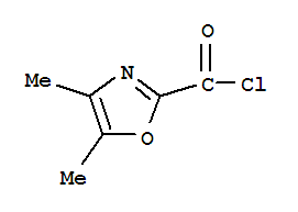 (9Ci)-4,5-二甲基-2-噁唑羰酰氯結(jié)構(gòu)式_344399-17-3結(jié)構(gòu)式