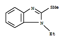 1H-benzimidazole,1-ethyl-2-(methylthio)-(9ci)Structure,344896-48-6Structure 1H-benzimidazole,1-ethyl-2-(methylthio)-(9ci) Structure,344896-48-6Structure