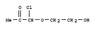 1-氯-1-(2-羥基乙氧基)-2-丙酮結(jié)構(gòu)式_34579-25-4結(jié)構(gòu)式