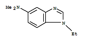 1H-benzimidazol-5-amine,1-ethyl-n,n-dimethyl-(9ci)Structure,34594-72-4Structure 1H-benzimidazol-5-amine,1-ethyl-n,n-dimethyl-(9ci) Structure,34594-72-4Structure