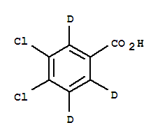 3,4-Dichlorobenzoic-d3 acidStructure,350818-53-0Structure 3,4-Dichlorobenzoic-d3 acid Structure,350818-53-0Structure