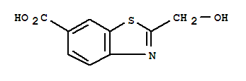 6-Benzothiazolecarboxylicacid,2-(hydroxymethyl)-(9ci)Structure,351465-01-5Structure 6-Benzothiazolecarboxylicacid,2-(hydroxymethyl)-(9ci) Structure,351465-01-5Structure
